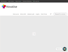 Tablet Screenshot of novatise.com